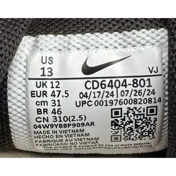 Nike P-6000 Size 13 Orange Black Hyper Cimson Black White CD6404 801 # 414 - Picture 8 of 8